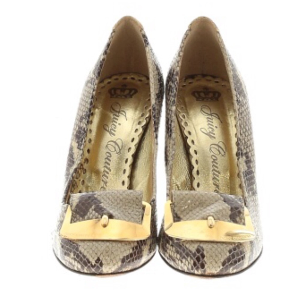 Juicy Couture Roccia Python Print Pump 7 1/2